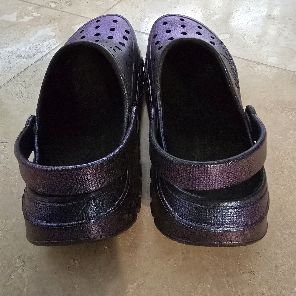 Skechers Foamies Arch Fit Footsteps - Pixie Dust Clogs in Black Pearl SZ 6 - Picture 3 of 7